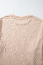 Load image into Gallery viewer, Parchment Plus Size Textured Drop Shoulder Crew Neck Sweatshirt
