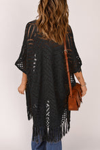 Load image into Gallery viewer, Loose Knitwear Kimono with Slits
