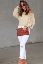 Load image into Gallery viewer, Sheer Openwork Knit Sweater
