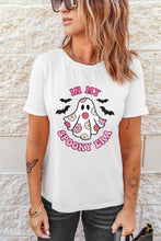 Load image into Gallery viewer, White IN MY SPOOKY ERA Halloween Ghost Graphic Tee
