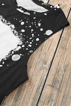 Load image into Gallery viewer, Black Blank Apparel- Bleached O-neck Tank Top
