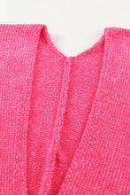 Load image into Gallery viewer, Rose Buttons Front Pocketed Sweater Cardigan
