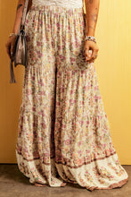 Load image into Gallery viewer, Multicolor Boho Floral Patchwork Loose Fit Wide Leg Pants
