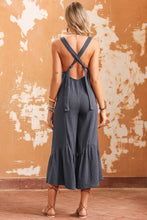 Load image into Gallery viewer, Wide Leg Ruffle Jumpsuit
