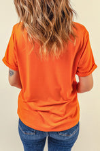 Load image into Gallery viewer, Orange Leopard Pumpkin Graphic Tee
