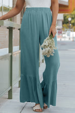 Load image into Gallery viewer, High Waist Ruffled Wide-Leg Pants

