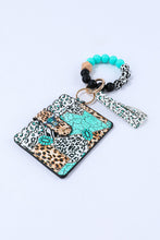 Load image into Gallery viewer, Green Western Fashion Card Bag Bracelet Key Ring
