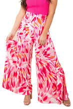 Load image into Gallery viewer, Boho Abstract Floral Print Wide Leg Pants
