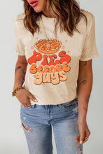 Load image into Gallery viewer, Khaki PIES BEFORE GUYS Thanksgiving Fashion Tee
