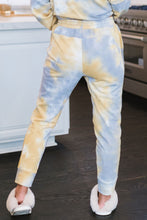 Load image into Gallery viewer, Multicolor Tie Dye Henley Top and Drawstring Pants Outfit
