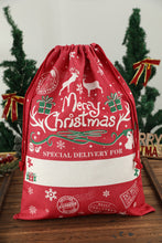 Load image into Gallery viewer, Christmas Drawstring Large Gift Bag 50*66cm
