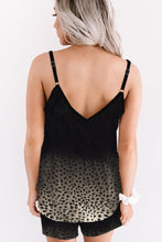 Load image into Gallery viewer, Gradient Leopard Pattern Sleeveless Drawstring Lounge Set
