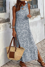 Load image into Gallery viewer, Leopard Print Sleeveless Maxi Dress
