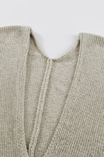 Load image into Gallery viewer, Gray Buttons Front Pocketed Sweater Cardigan
