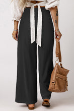 Load image into Gallery viewer, Smocked Wide Waistband High Waist Wide Leg Pants
