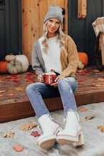 Load image into Gallery viewer, Multicolor Colorblock Textured Drop Shoulder Sweater
