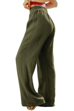 Load image into Gallery viewer, Crinkle Textured Wide Leg Pants
