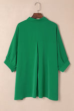 Load image into Gallery viewer, 3/4 Puff Sleeve Oversize Shirt
