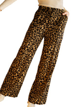 Load image into Gallery viewer, Leopard Animal Print Wide Leg Pants
