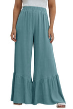 Load image into Gallery viewer, High Waist Ruffled Wide-Leg Pants
