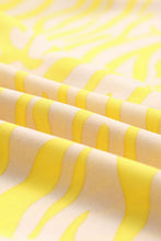 Load image into Gallery viewer, Zebra Stripes Print Lantern Sleeve Shirt
