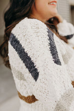 Load image into Gallery viewer, Striped Popcorn Knit Sweater
