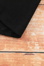 Load image into Gallery viewer, Black Sheer Lace Mesh Bishop Sleeve Top

