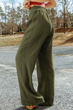 Load image into Gallery viewer, Crinkle Textured Wide Leg Pants
