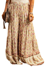 Load image into Gallery viewer, Multicolor Boho Floral Patchwork Loose Fit Wide Leg Pants
