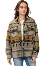 Load image into Gallery viewer, Western Aztec Print Jacket
