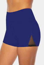 Load image into Gallery viewer, Mesh Cutout Patchwork Swim Shorts
