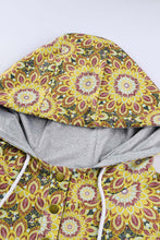 Load image into Gallery viewer, Tribal Print Vintage Drawstring Hoodie
