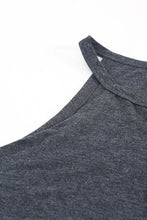 Load image into Gallery viewer, Grey Solid Color Crew Neck Tank Top
