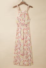 Load image into Gallery viewer, Multicolor Crisscross Backless Long Floral Dress
