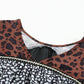 Leopard Patchwork Long Sleeve Top