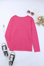 Load image into Gallery viewer, V Neck Buttons Long Sleeve Top
