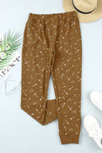Load image into Gallery viewer, Arrow Print Slim-fit High Waist Pants
