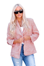 Load image into Gallery viewer, 3/4 Sleeve Leopard Blazer
