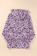 Load image into Gallery viewer, Print Zipper Kangaroo Pocket Pullover Hoodie
