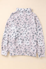 Load image into Gallery viewer, Print Brushed Fleece Cowl Neck Plus Size Top
