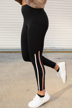Load image into Gallery viewer, Striped Ankle Length Butt Lifting High Waist Leggings
