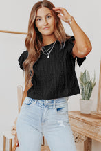 Load image into Gallery viewer, Ruffle Sleeve Cable Knit Top

