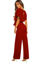 Load image into Gallery viewer, Oh So Glam Belted Wide Leg Jumpsuit
