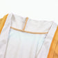 Yellow Gradient Tie-dye Open Front Mid-length Cardigan