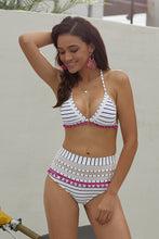 Load image into Gallery viewer, Pom Pom Mesh Insert High Waist Bikini
