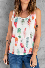 Load image into Gallery viewer, Multicolor Aztec Feather Tank Top
