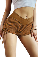 Load image into Gallery viewer, Side Drawstring Anti Cellulite High Waist Scrunch Butt Lift Shorts
