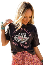 Load image into Gallery viewer, WE TRUST IN DOLLY Western Fashion Graphic Tee
