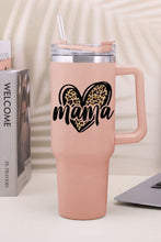 Load image into Gallery viewer, mama Leopard Heart Shape Stainless Steel Insulate Cup 40oz
