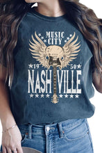 Load image into Gallery viewer, Vintage Music City Graphic Print T Shirt
